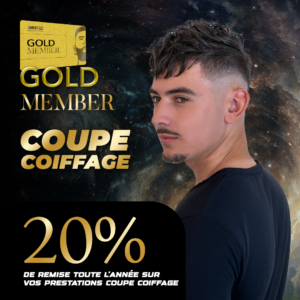 Gold member coupe coiffage